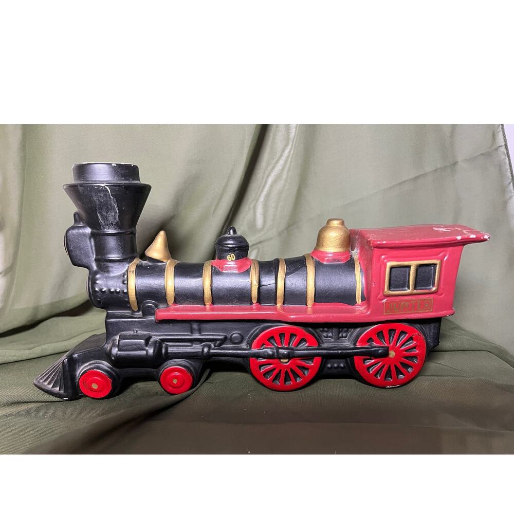 McCormick Vintage Train Locomotive Bourbon Whiskey Decanter McCoy Pottery